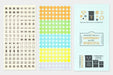 More stickers for 2027- travel relates stickers with airplanes, luggage, bicycles, pencils and more to use as reminders in you plans for 2027.