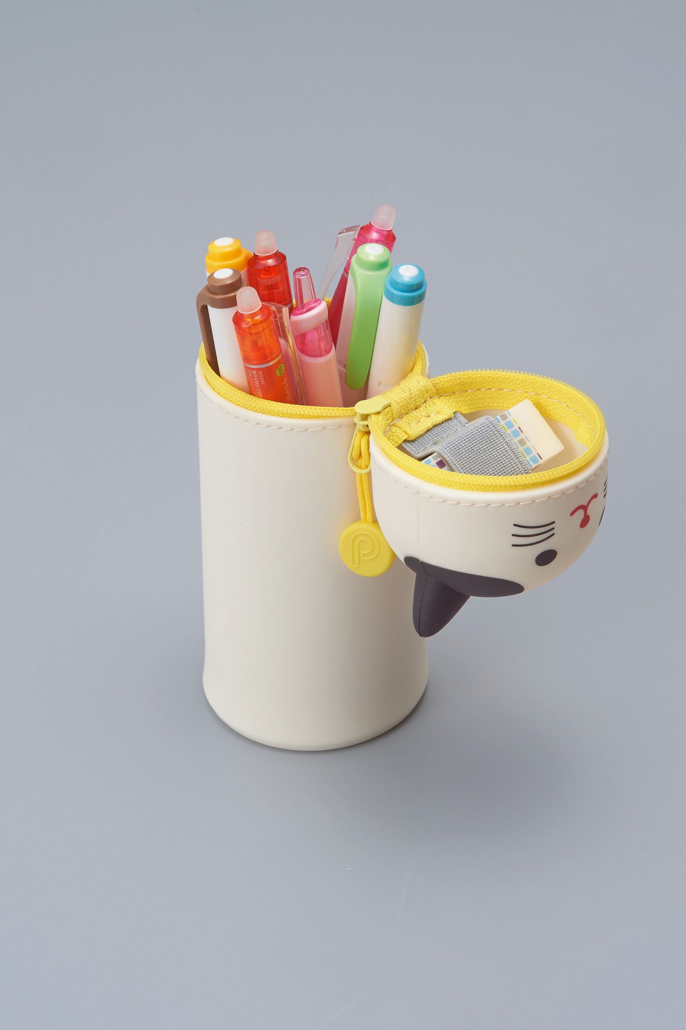 Punilabo Stand Up Pen Case- Calico Cat