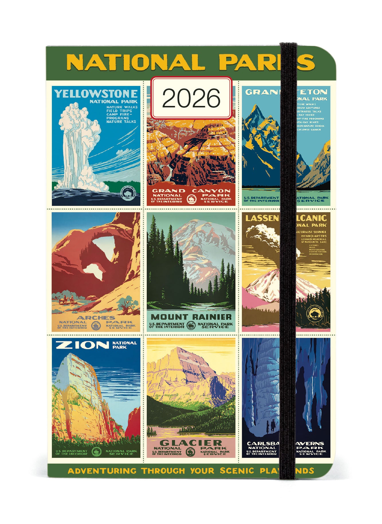 2026 Cavallini & Co. National Parks Weekly Planner