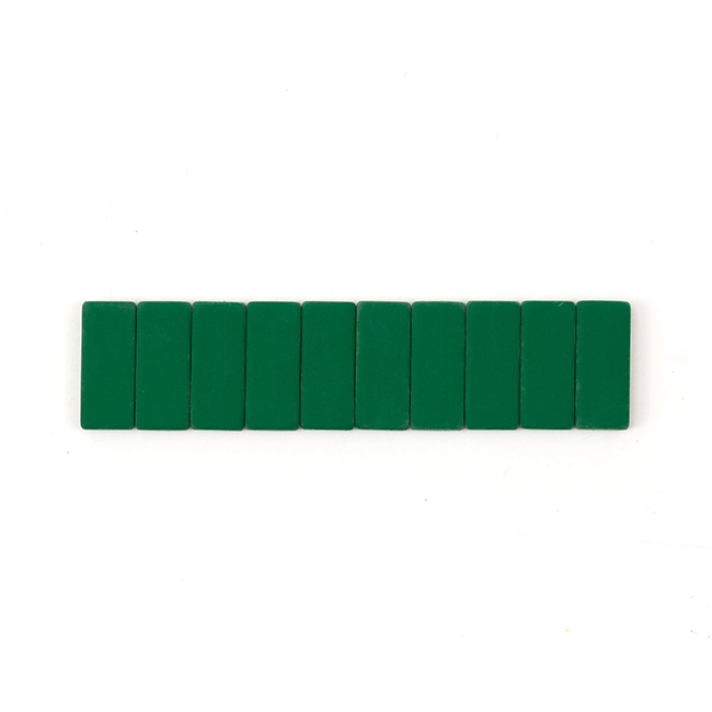Blackwing Pencil Replacement Erasers- Package of 10 green