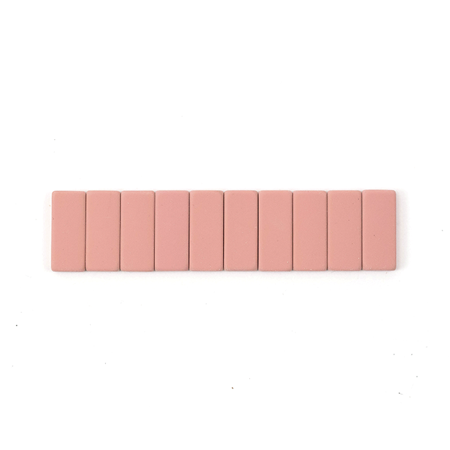 Blackwing Pencil Replacement Erasers- Package of 10 pink