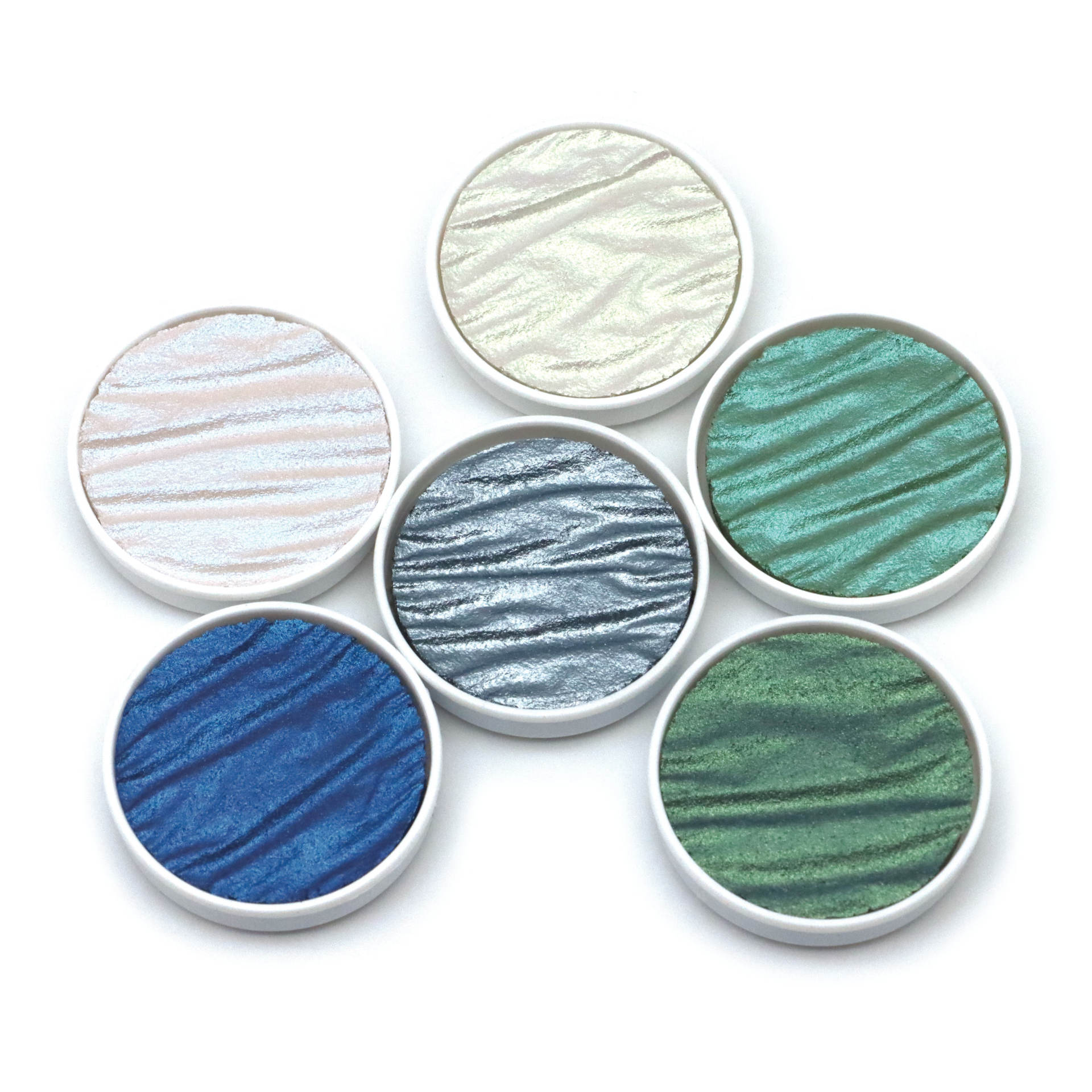 Coliro Pearlcolors Watercolor Set- Ocean- set of 6