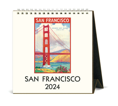 Image of 2024 Cavallini & Co. San Francisco Desk Calendar