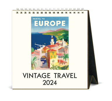 Image of 2024 Cavallini & Co. Vintage Travel Desk Calendar