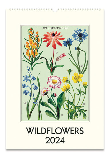 Image of 2024 Cavallini & Co. Wildflowers Wall Calendar