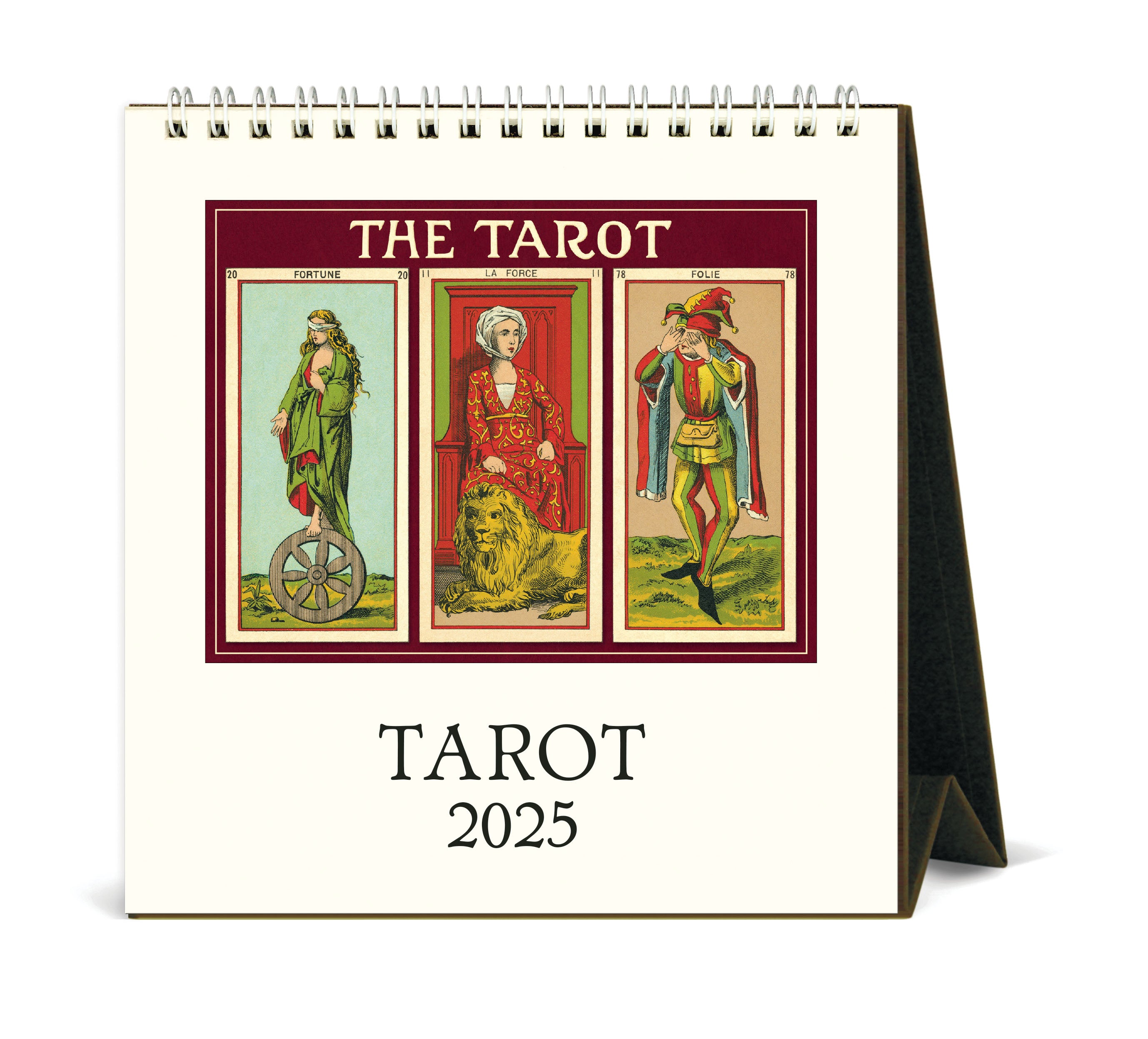 2025 Cavallini & Co. Tarot Desk Calendar front cover