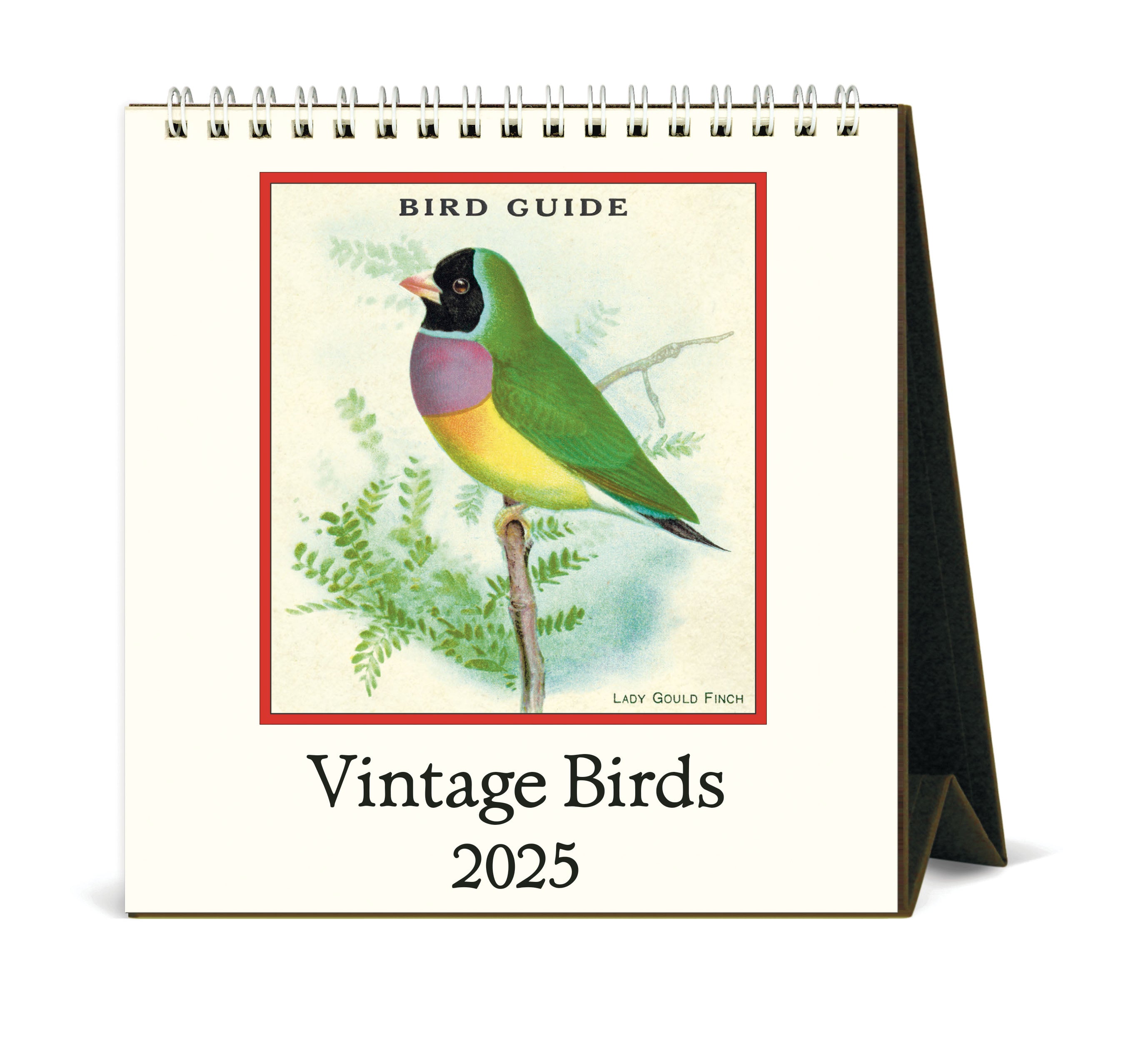 2025 Cavallini & Co. Vintage Birds Desk Calendar