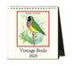 2025 Cavallini & Co. Vintage Birds Desk Calendar