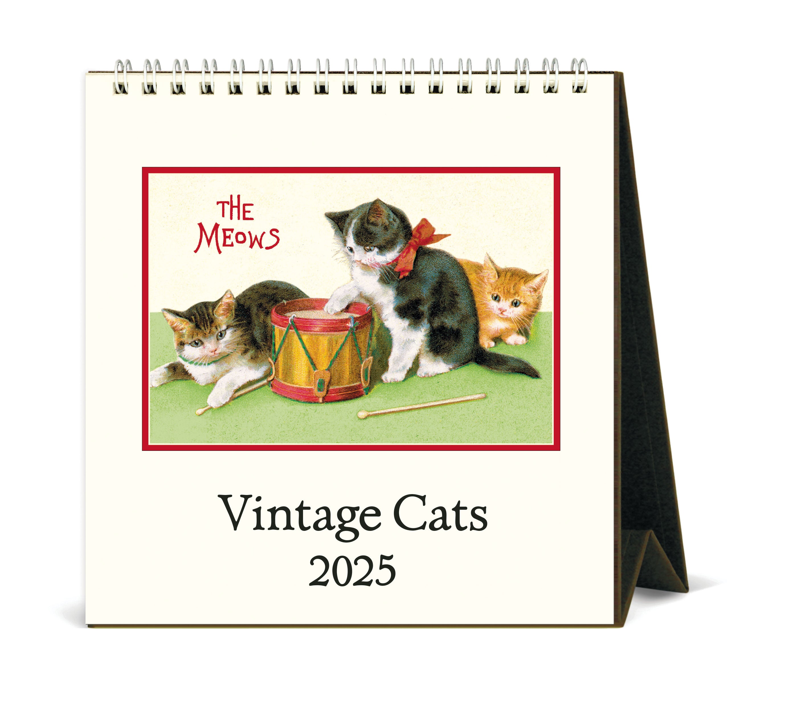 2025 Cavallini & Co. Vintage Cats Desk Calendar