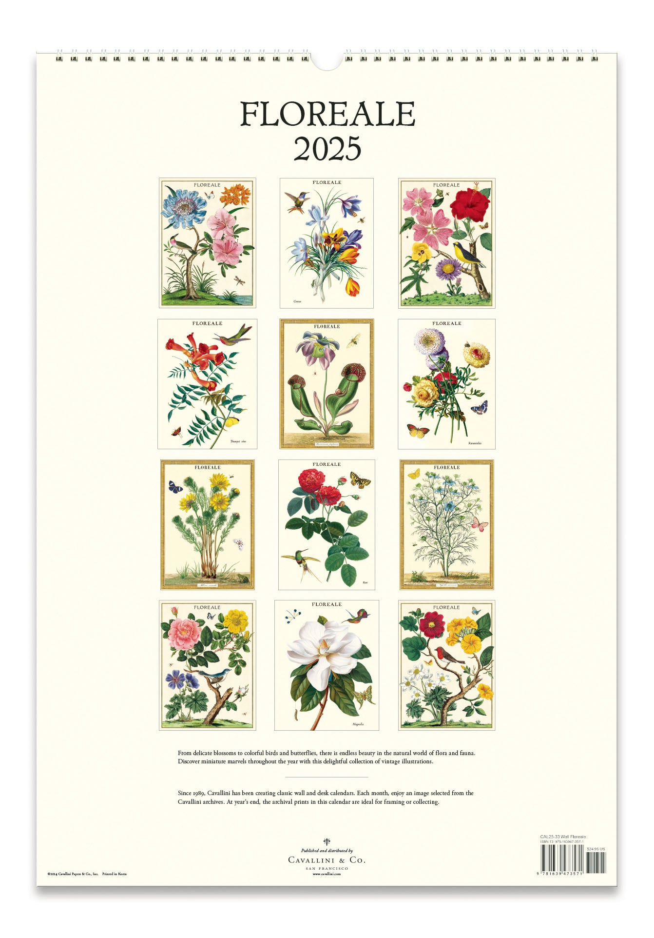 Cavallini And Co Calendar 2025