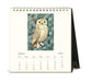 2025 Cavallini & Co. Vintage Owls Desk Calendar