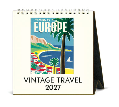 2027 Cavallini & Co. Vintage Travel Desk Calendar