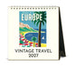 2027 Cavallini & Co. Vintage Travel Desk Calendar