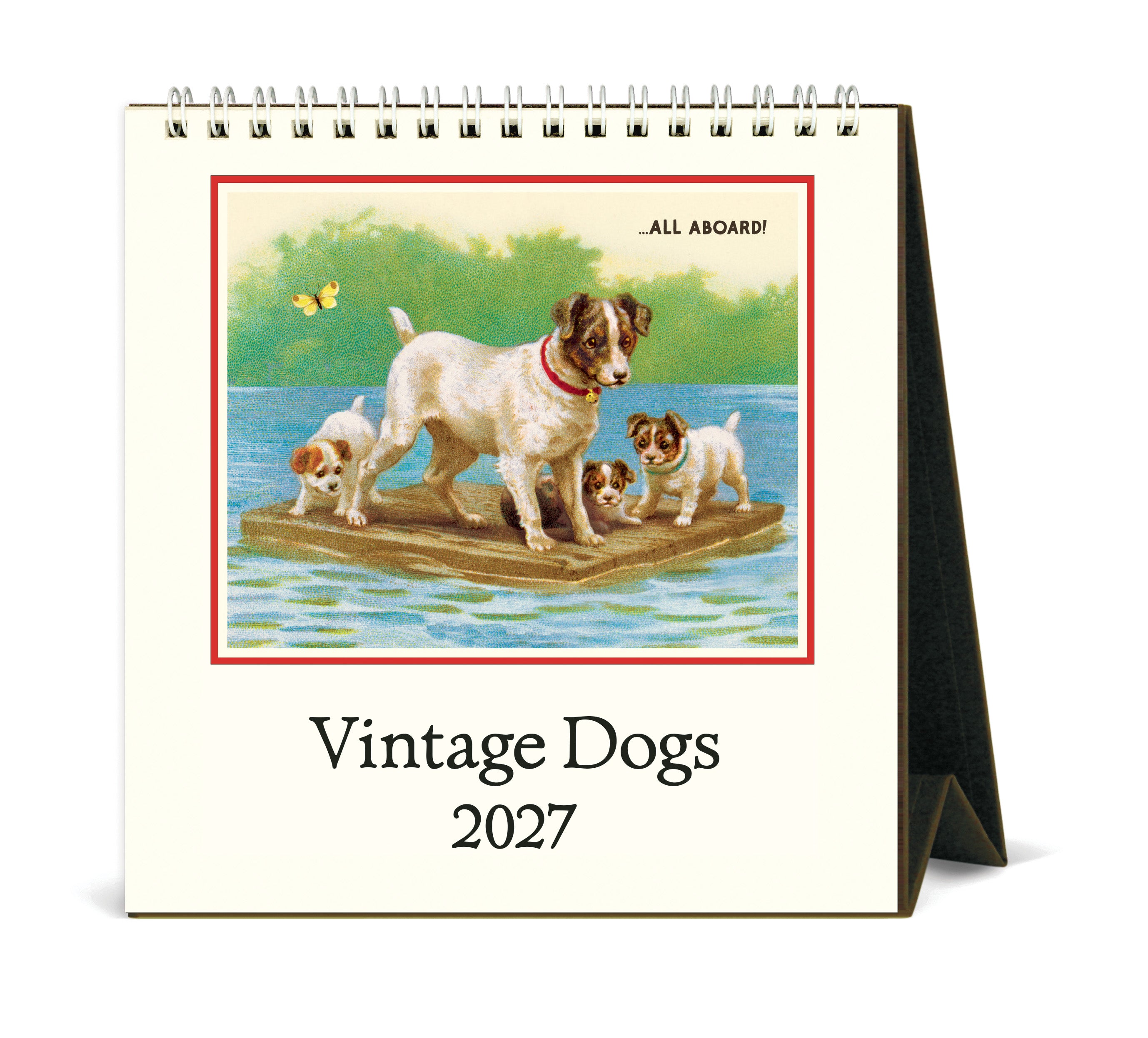 2027 Cavallini & Co. Vintage Dogs Desk Calendar