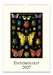 A 2027 entomology calendar featuring a vintage-style scientific illustration of various butterflies and insects on a black background, with a cream-colored cover and the title 'ENTOMOLOGY 2027' printed at the bottom.