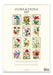 Flora & Fauna 2027 calendar with illustrations of flowers and animals on a white background.