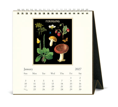 2027 Cavallini & Co. Foraging Desk Calendar