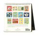 2027 Cavallini & Co. Tea Time Desk Calendar back of calendar showing all 12 months