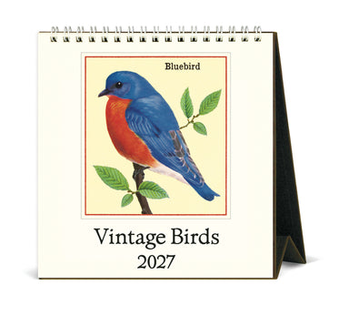 2027 Cavallini & Co. Vintage Birds Desk Calendar