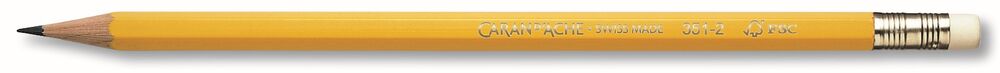 Caran d'Ache School Graphite Pencil With Eraser