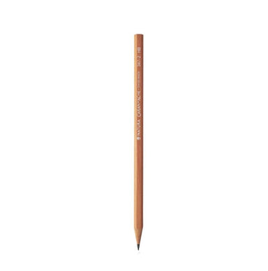 Caran d'Ache Natura School Graphite Pencil- A single wooden graphite pencil with white text 