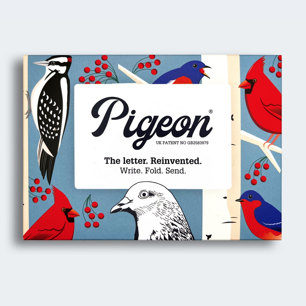 Pigeon Post- Carnival of Colour Product package with birds and trees