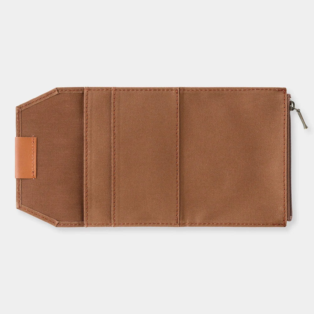TRAVELER'S FACTORY TF Cotton Zipper Case- Passport Size