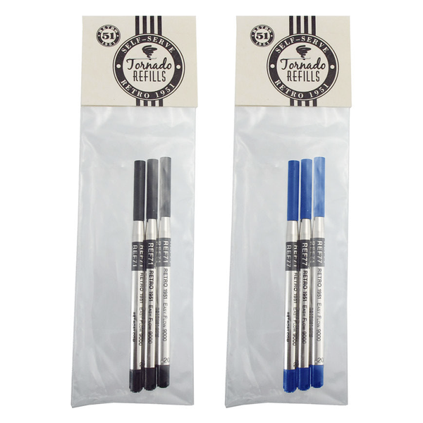 Retro 51 Eraser White 6 Pack Tornado Pencil