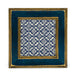 image of Cavallini & Co. 3 by 3 Inch Classico Blue Florentine Frame