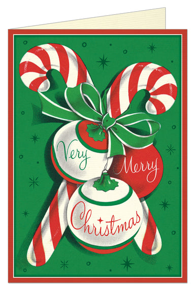 Cavallini & Co. Candy Canes Holiday Boxed Notecard image