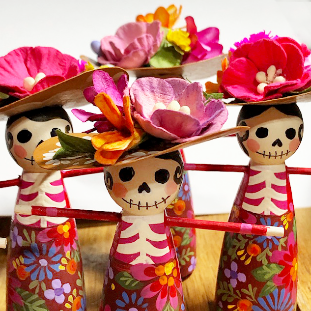 La Catrina - and her Flowered Hat doll variations