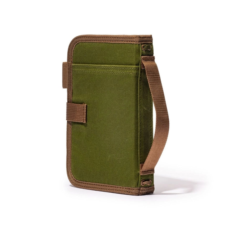 Lochby Mini Field Journal- olive with beige interior