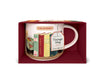 Cavallini & Co. Library Books Ceramic Mug in box with hanging tag