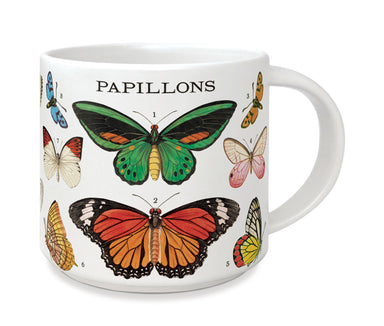 image of Cavallini & Co. Butterflies Ceramic Mug