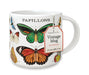 image of Cavallini & Co. Butterflies Ceramic Mug with hang tag