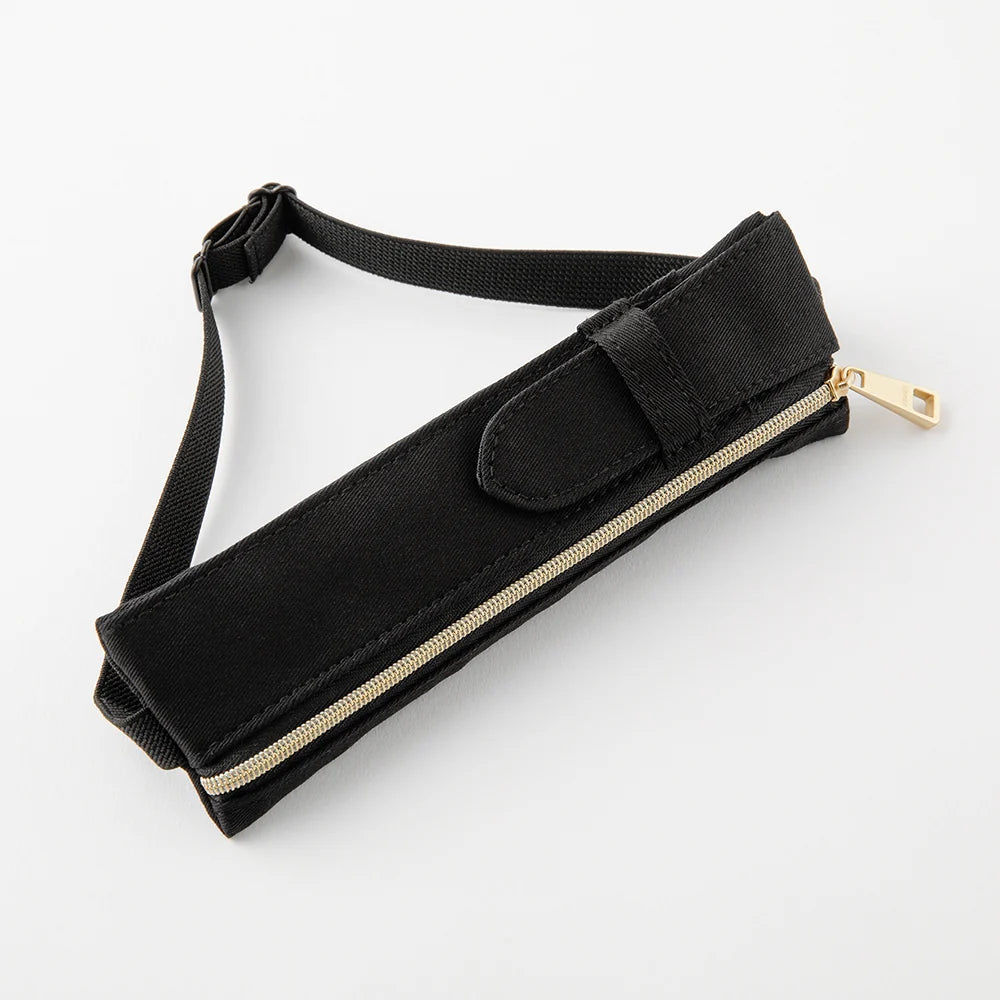 Midori Book Band Pen Case in Black