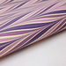 Handmade Indian Cotton Paper- Marbled Candy Stripes in various shades of purple - detail