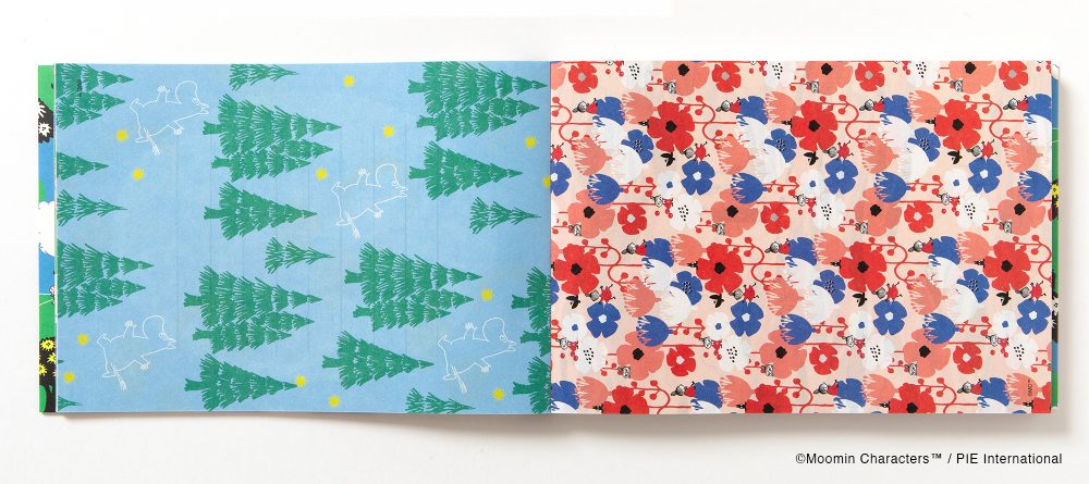 Moomin 100 Writing & Crafting Papers- example of interior crafting pages