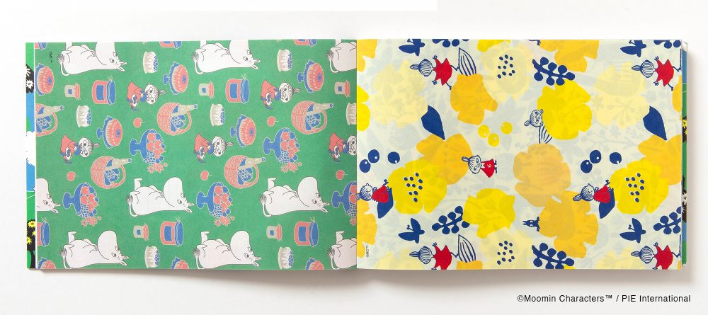 Moomin 100 Writing & Crafting Papers- example of interior crafting pages