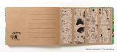 Moomin 100 Writing & Crafting Papers- example of interior crafting pages-Moomin comics on kraft pages