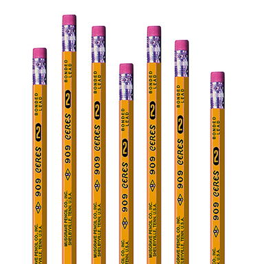 Musgrave Ceres 909 Number 2 Pencils- 7 shown