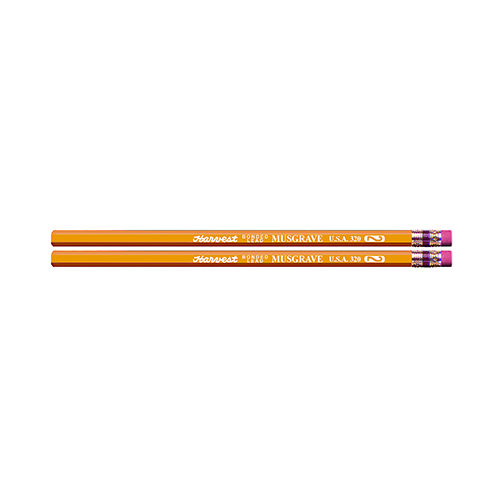 Musgrave Harvest 320 Number 2 Pencils- unsharpened