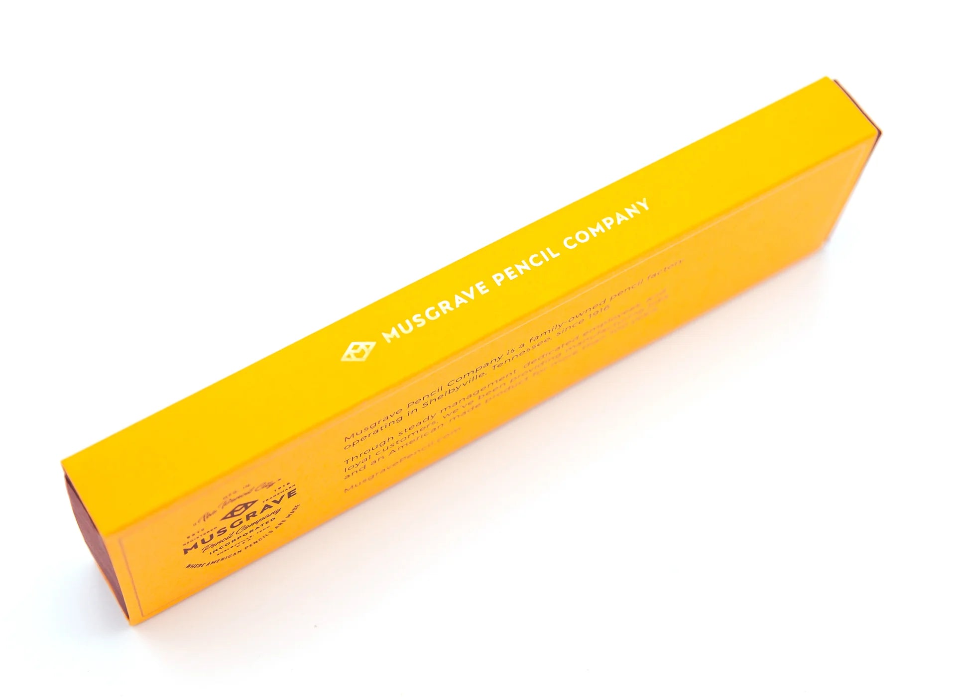 Musgrave Harvest 320 Number 2 Pencils packaging- side of box