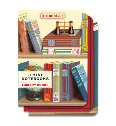 image of Cavallini & Co. Library Books Mini Notebook Set