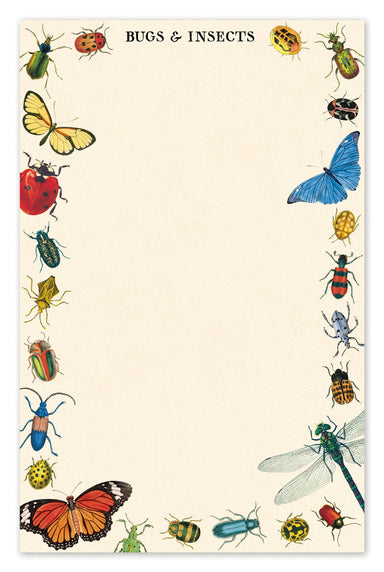image of Cavallini & Co. Bugs & Insects Notepad