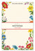 iamge of Cavallini & Co. Wildflowers Notepad in package