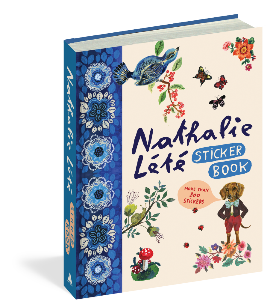 Nathalie Lété Sticker Book- front cover image