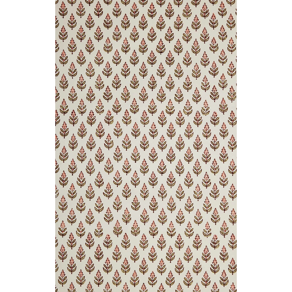 Sheet of paper with a floral repeat pattern 