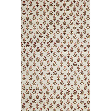 Sheet of paper with a floral repeat pattern 