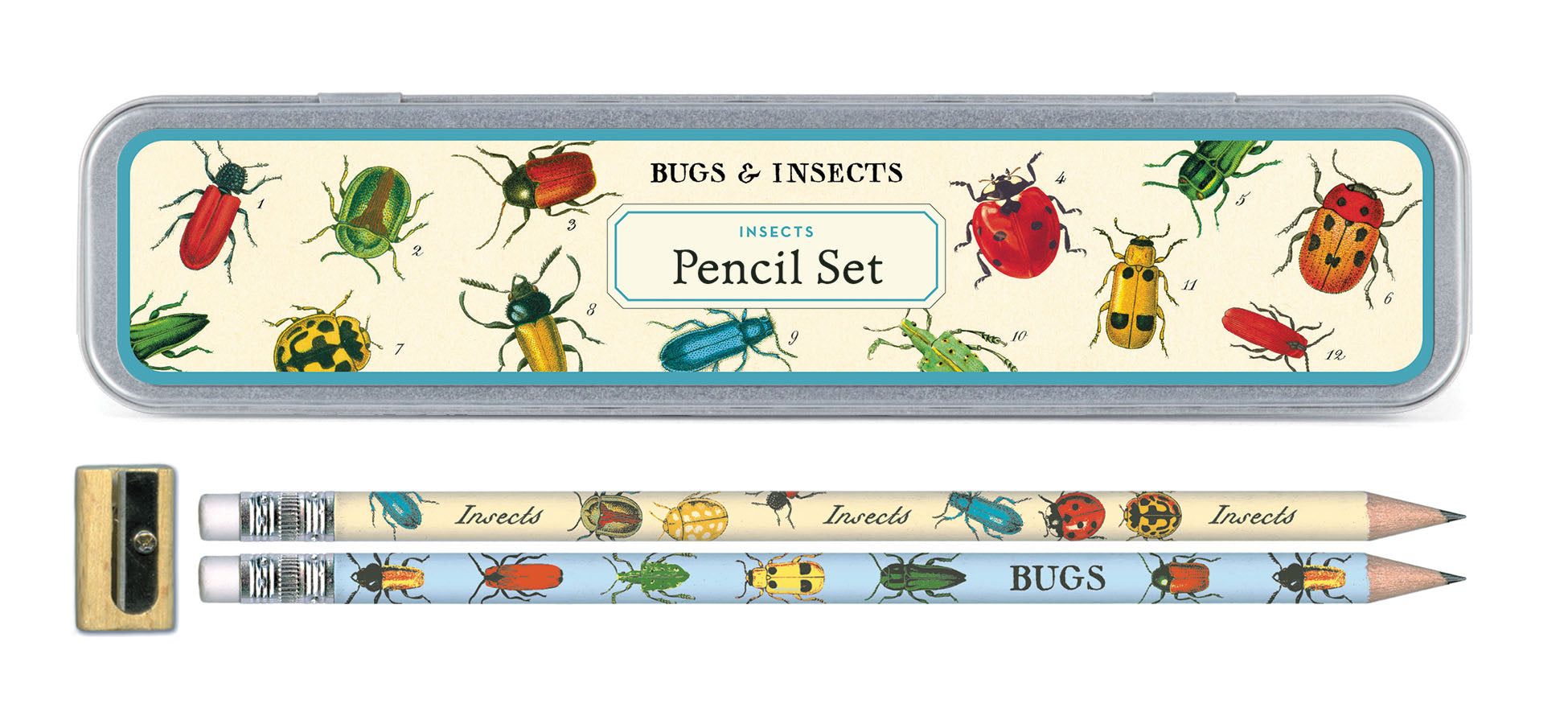 Cavallini & Co. Bugs & Insects Pencil Set